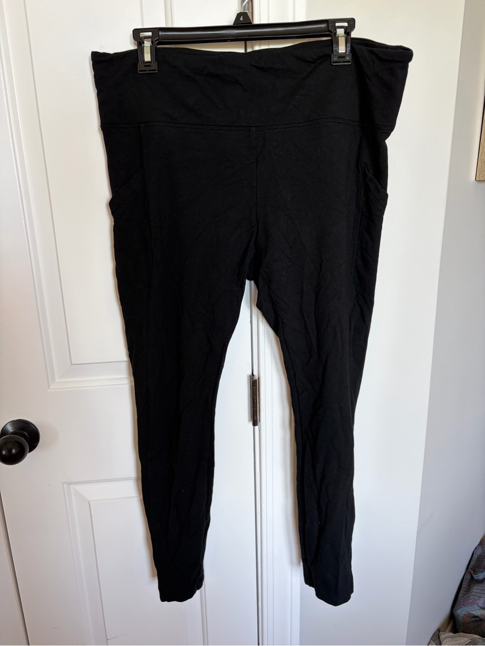 High-Rise Black Women's Leggings